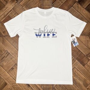 Blue Wife Graphic Tee – Soft, Sweet & Stylish🖤💙